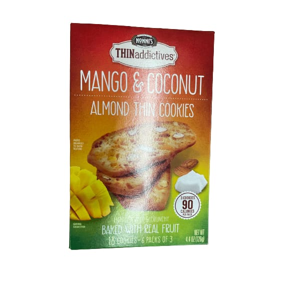 Nonni's Nonni's THINaddictives Almond Thin Cookies, Multiple Choice Flavor, 18 count, 4.4 oz