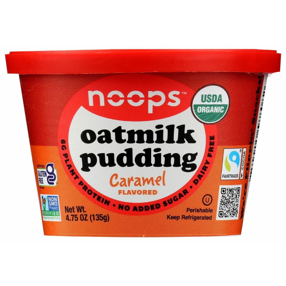 Noops Grocery > Dairy, Dairy Substitutes and Eggs NOOPS: Pudding Oatmilk Crml Org, 4.75 oz