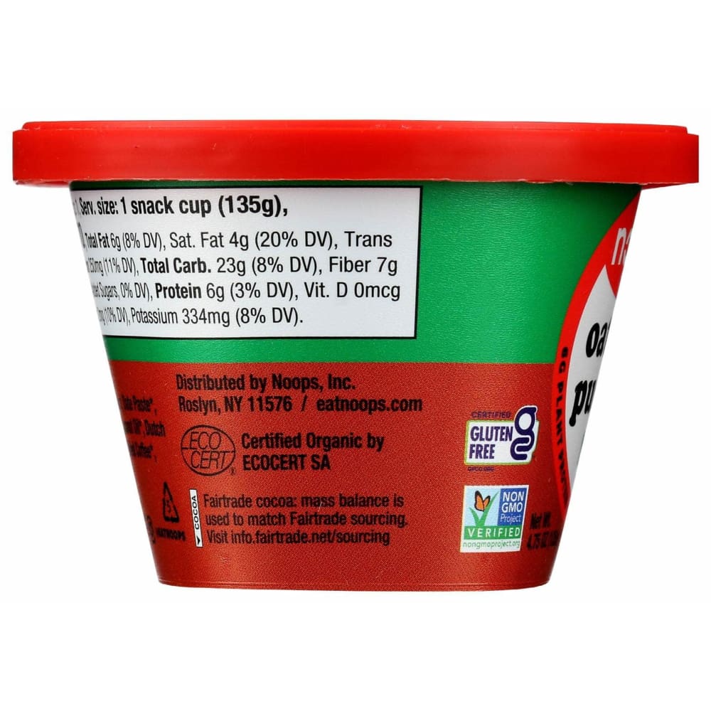 Noops Grocery > Dairy, Dairy Substitutes and Eggs NOOPS: Pudding Oatmilk Mocha Org, 4.75 oz