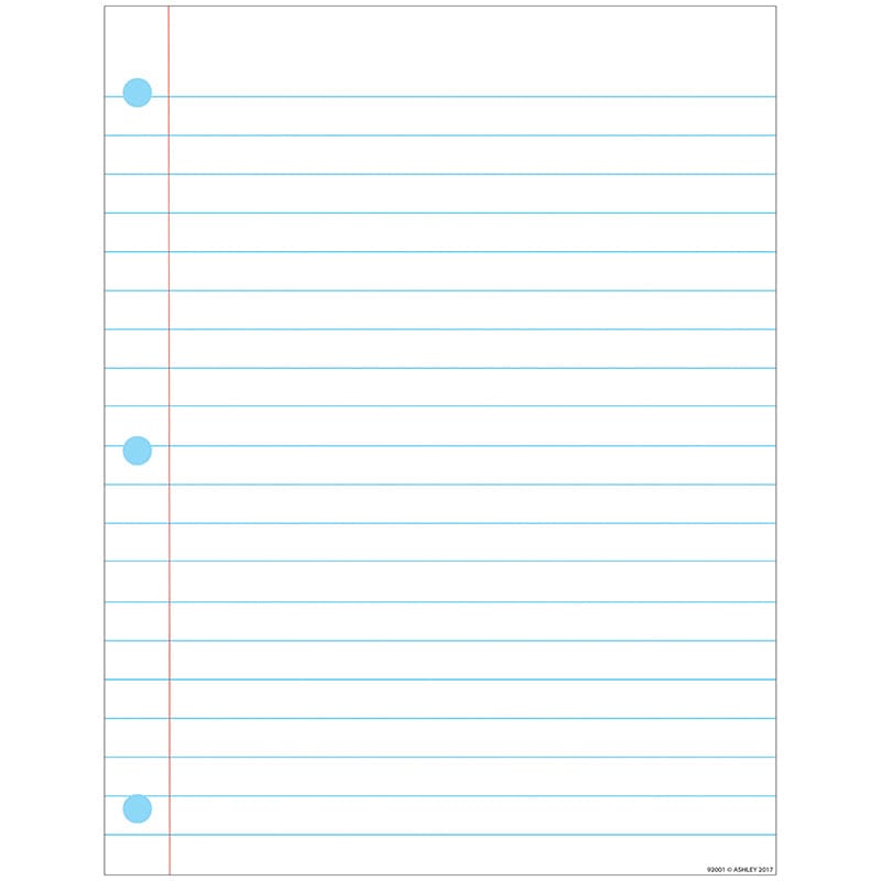Notebook Paper 17X22 Chart Smart Poly (Pack of 12) - Language Arts - Ashley Productions