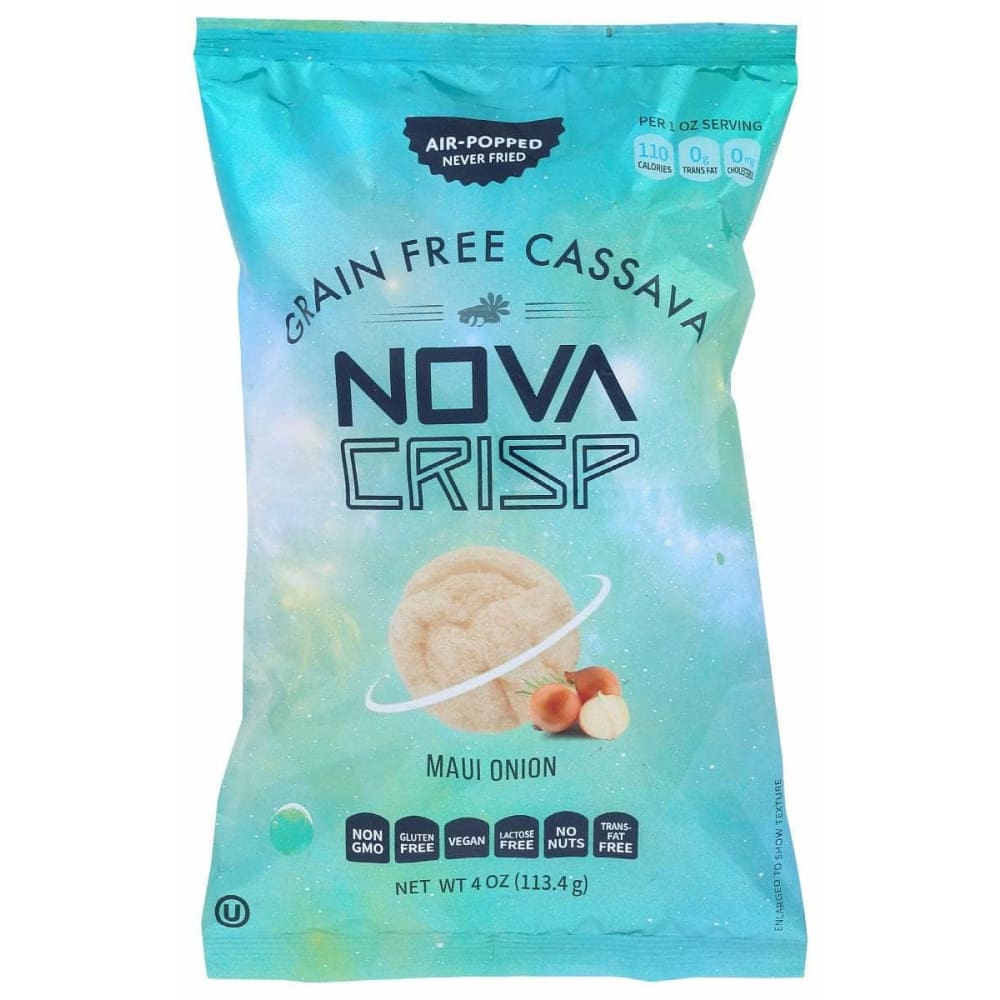 NOVACRISP Novacrisp Chip Cassava Maui Onion, 4 Oz
