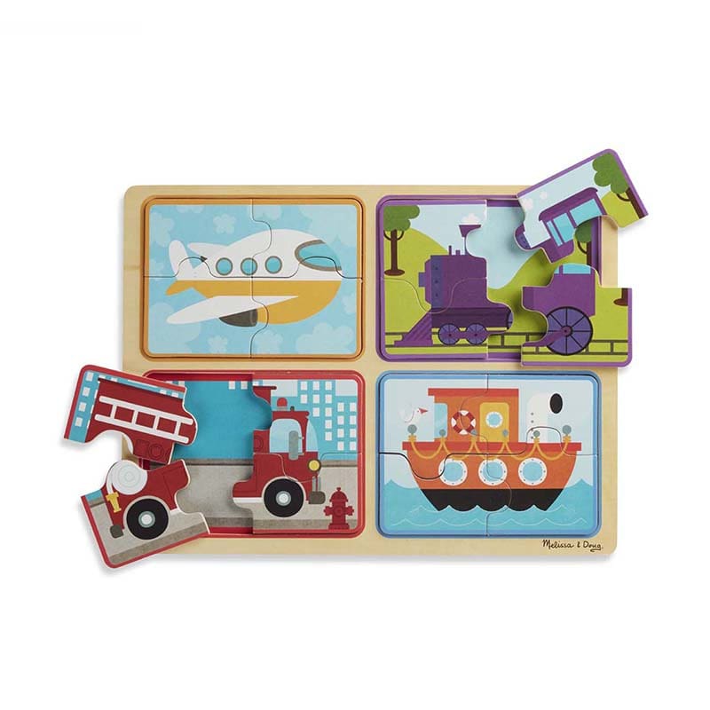 Np Wooden Puzzle Ready Set Go (Pack of 2) - Wooden Puzzles - Melissa & Doug
