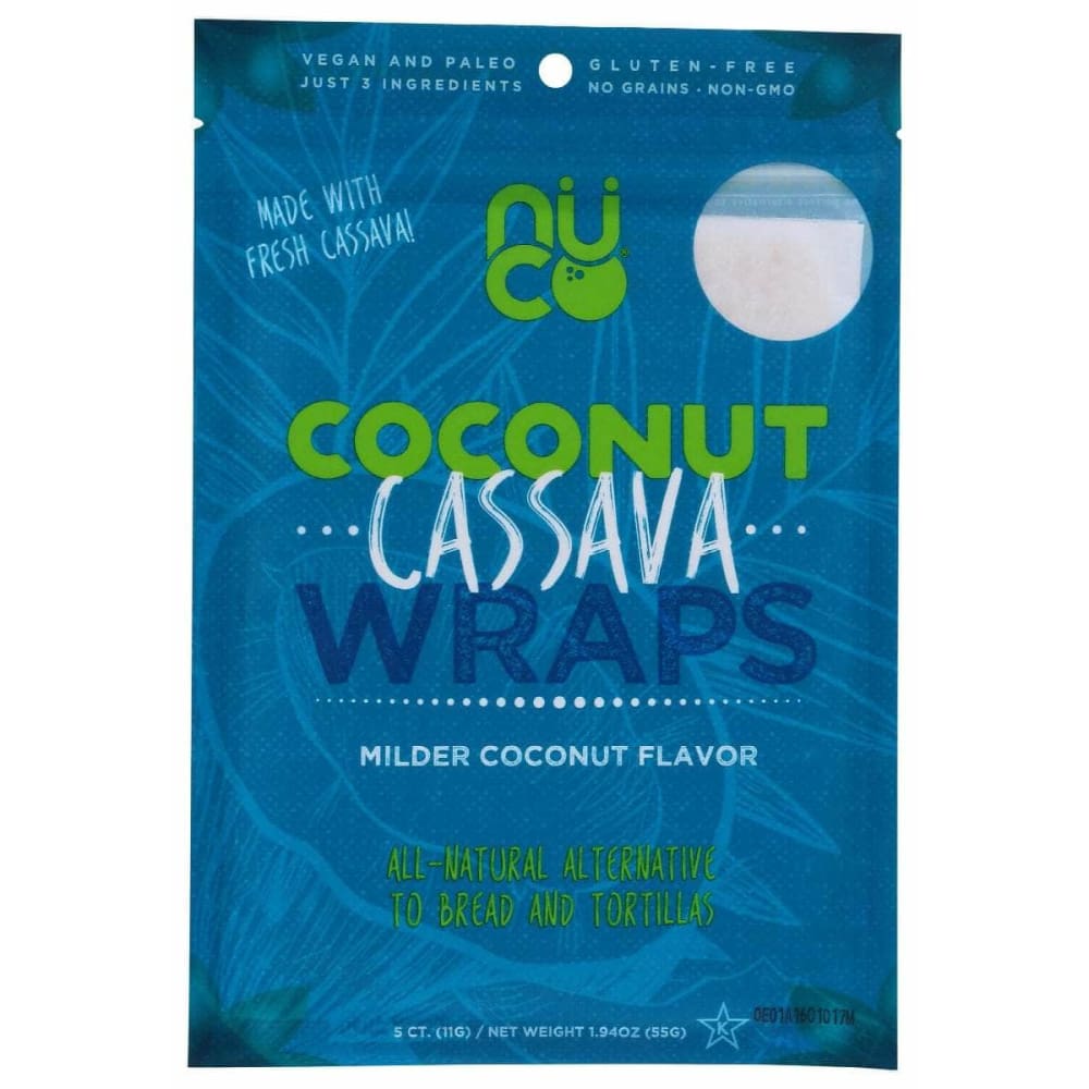 NUCO NUCO Wraps Coconut Cassava, 1.94 oz