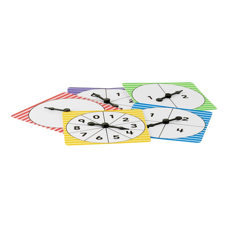Number Spinners Pack Of 5 (Pack of 10) - Probability - Teacher Created Resources