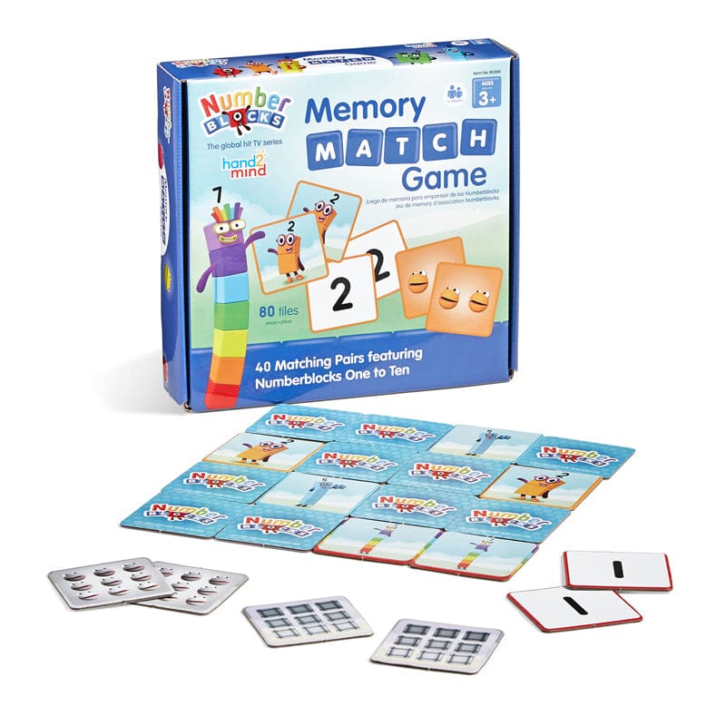 Numberblocks Memory Match Game (New Item With Future Availability Date) (Pack of 6) - Language Arts - Learning Resources