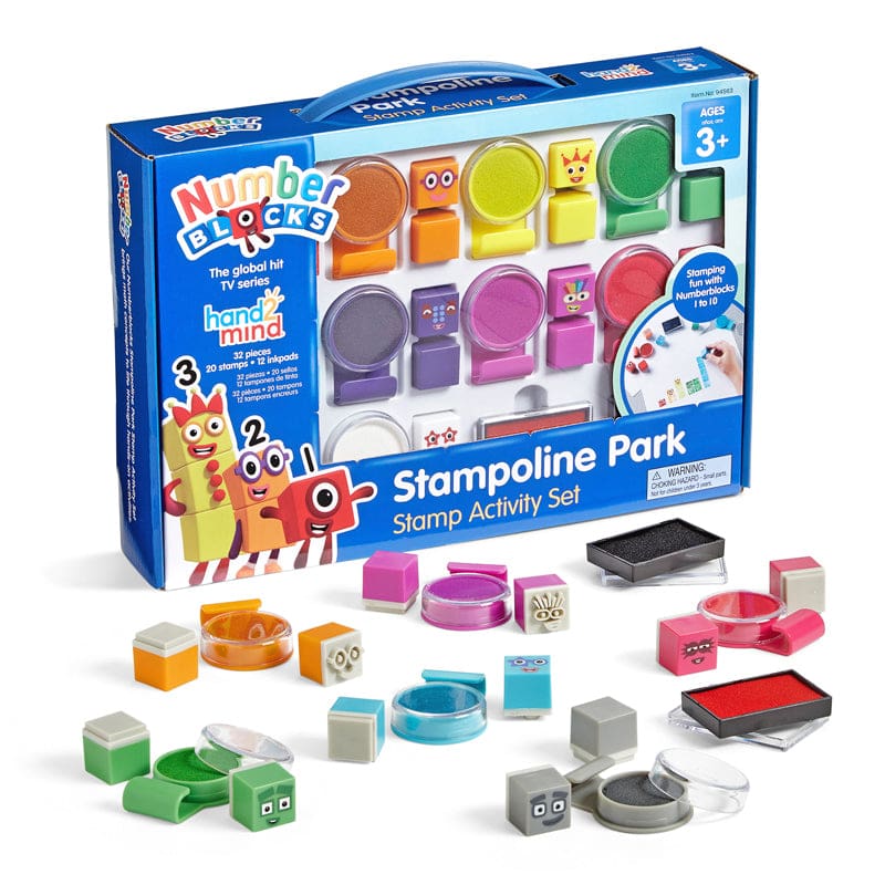Numberblocks Stamp Activity Set Stampoline Park - Math - Learning Resources
