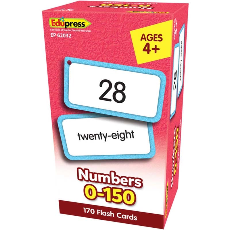 Numbers 0150 Flash Cards (Pack of 3) - Flash Cards - Teacher Created Resources
