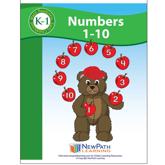 Numbers 1-10 Student Activity Guide (Pack of 3) - Resources - Newpath Learning
