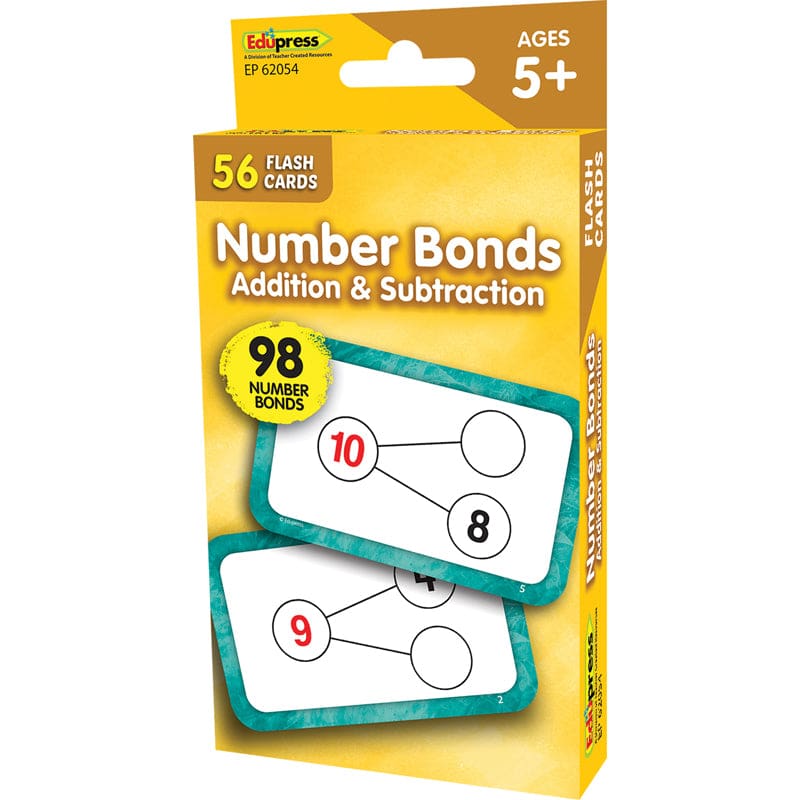 Numbr Bonds Add&Subtract Flash Crds (Pack of 10) - Flash Cards - Teacher Created Resources