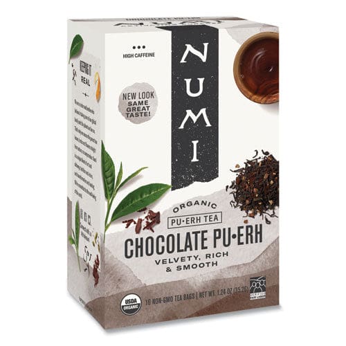 Numi Organic Tea Chocolate Puerh 16/box - Food Service - Numi®