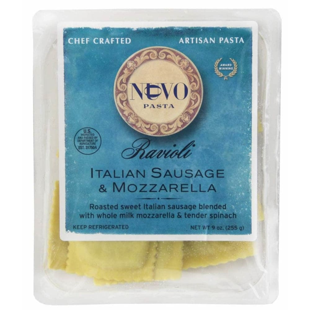 Nuovo Pasta Nuovo Pasta Italian Sausage & Mozzarella Ravioli Pasta, 9 oz