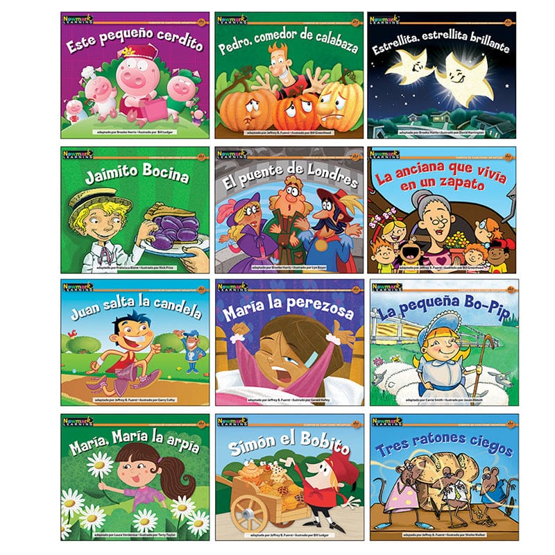 Nursery Rhyme Tales Set 2 Spanish Rising Readers Leveled Books - Books - Newmark Learning