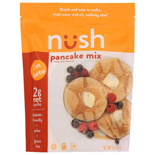 NUSH Grocery > Cooking & Baking NUSH: Pancake Keto Mix, 12.3 oz