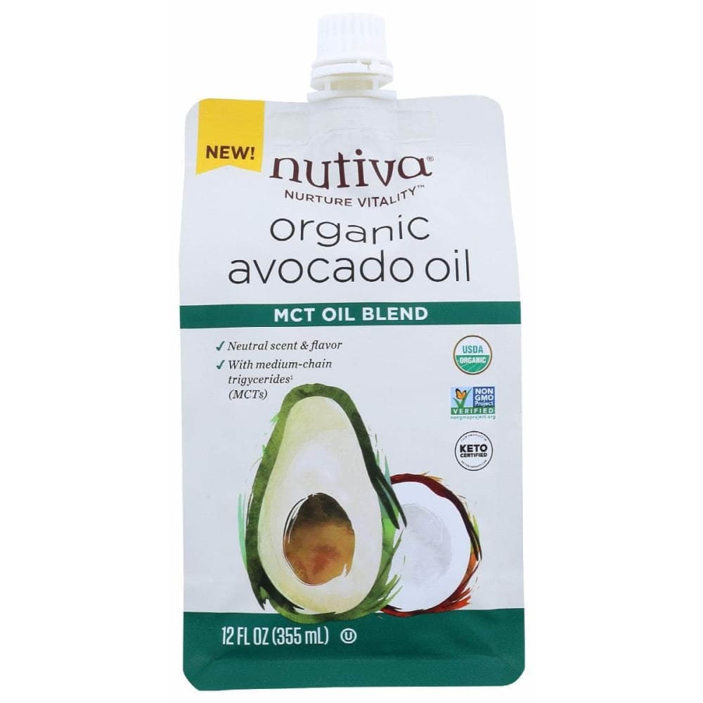 NUTIVA Nutiva Avocado Mct Oil Blnd, 12 Oz
