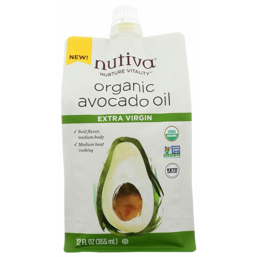 NUTIVA Nutiva Avocado Oil Pouch Xvirgin, 12 Oz