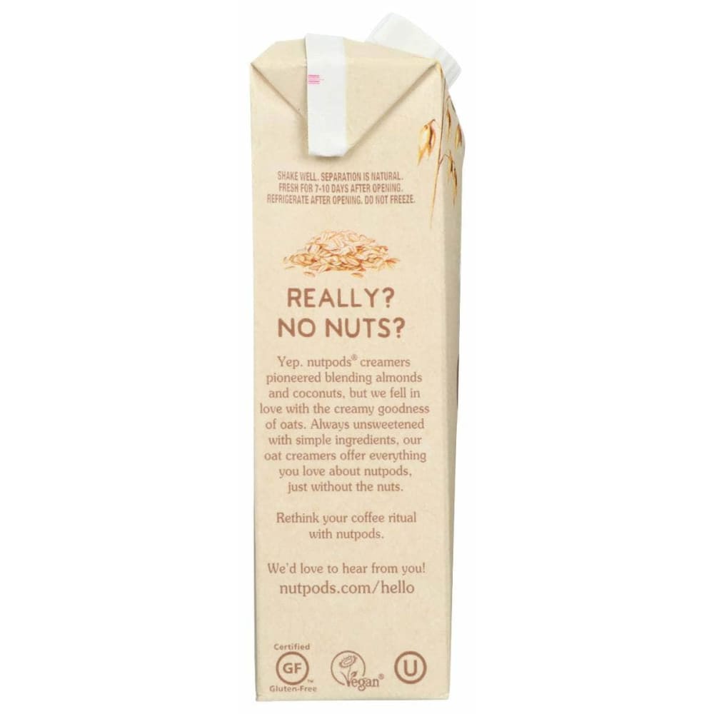 NUTPODS Nutpods Oat Original, 11.2 Fo
