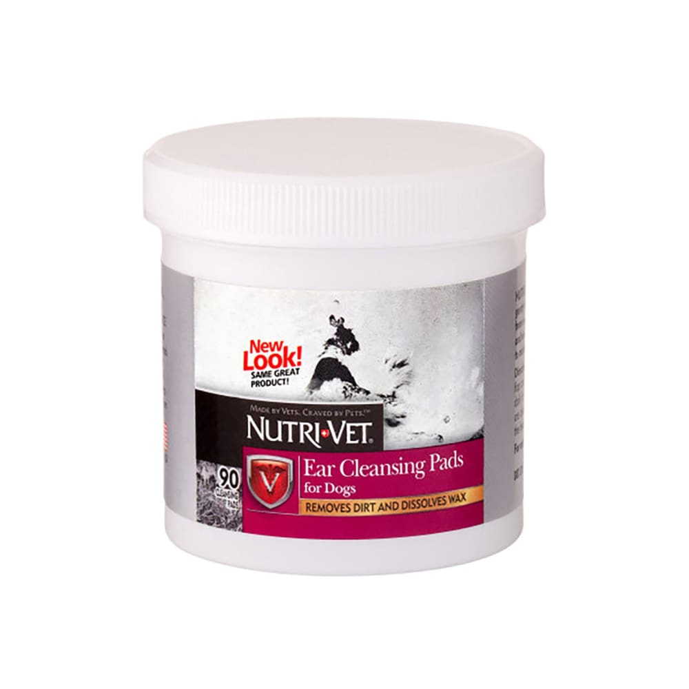 Nutri-Vet Ear Cleansing Pads for Dogs 90 Count - Pet Supplies - Nutri-Vet