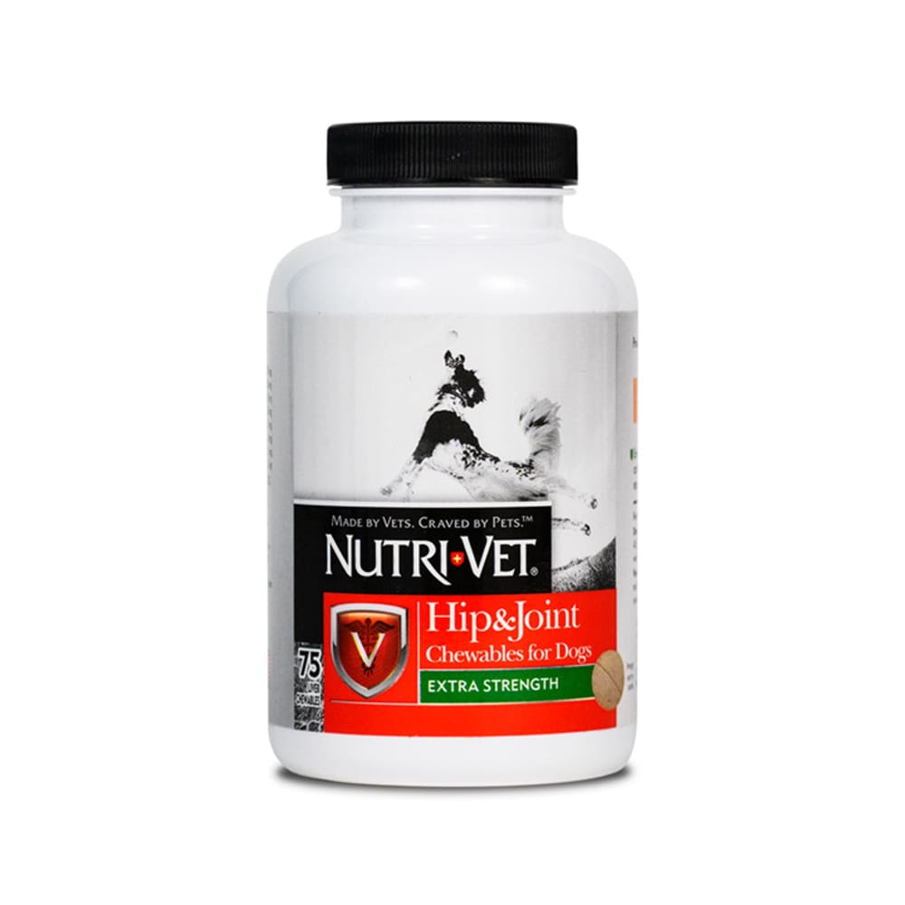 Nutri-Vet Hip and Joint Extra Strength Chewables For Dogs Liver 1ea/120ct. - Pet Supplies - Nutri-Vet