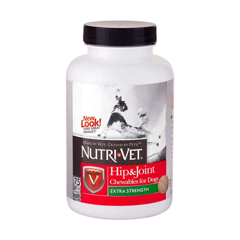 Nutri-Vet Hip and Joint Plus Liver Chewables 75 Count - Pet Supplies - Nutri-Vet
