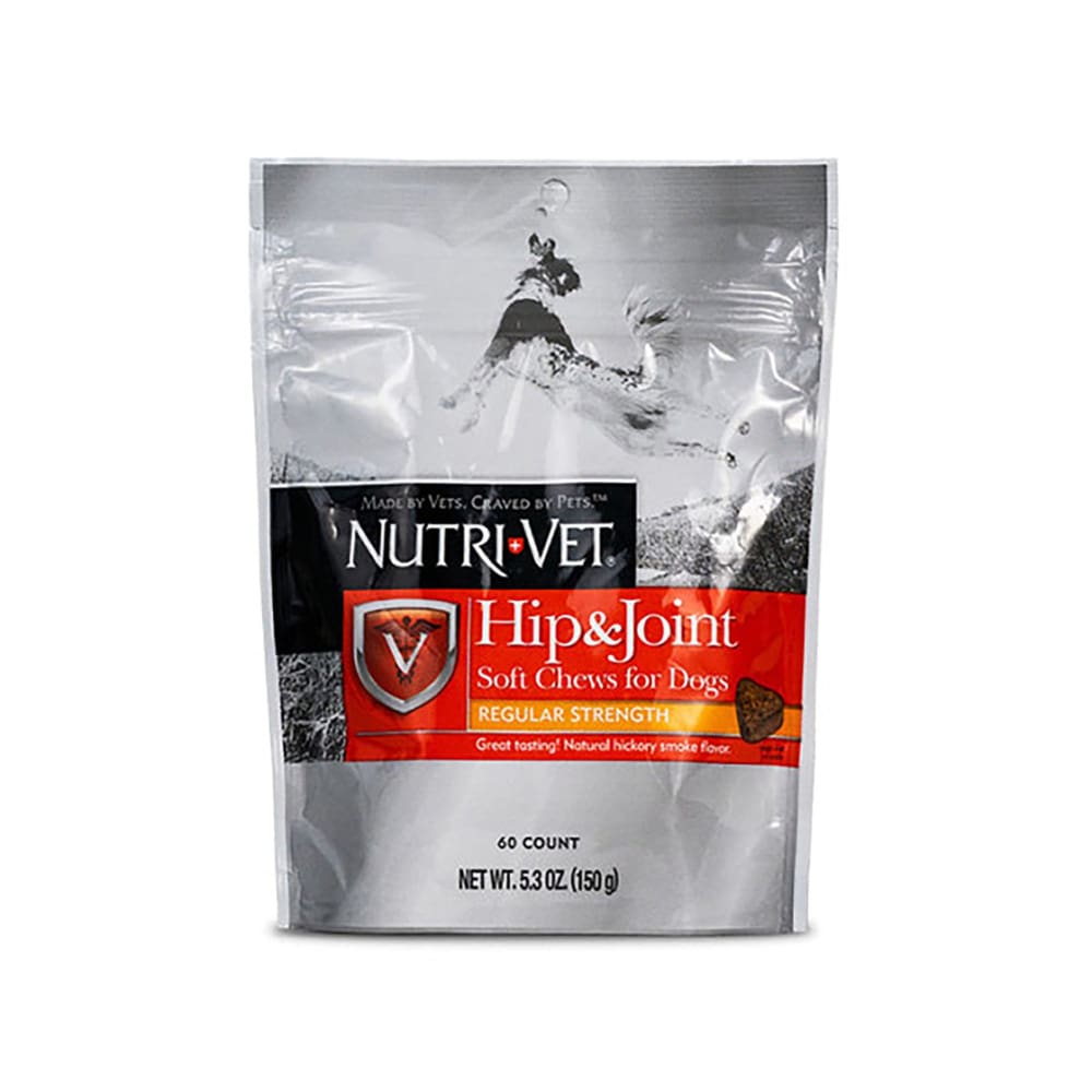 Nutri-Vet Hip and Joint Soft Chews Natural Smoke 5.3 oz - Pet Supplies - Nutri-Vet