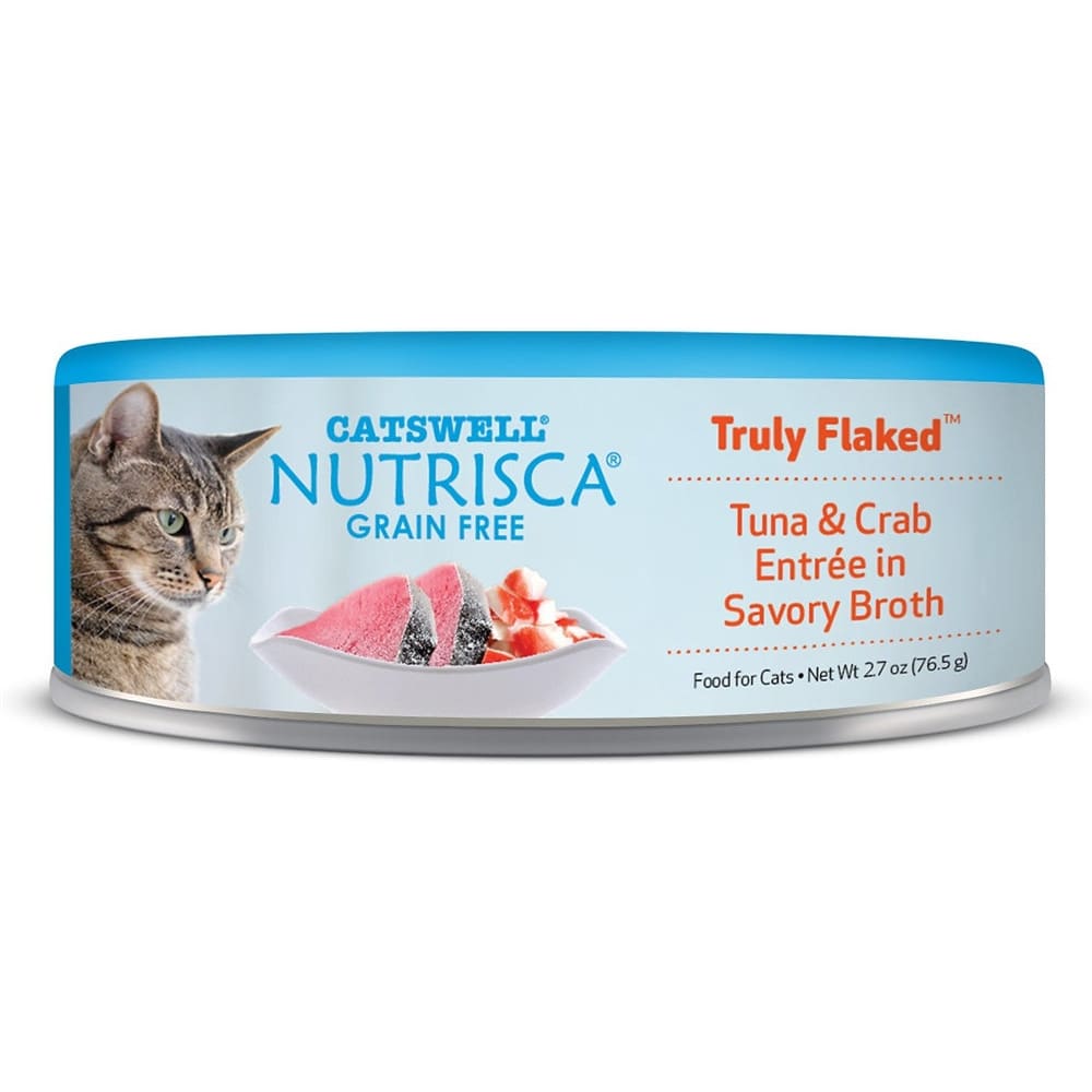 Nutrisca Cat Flaked Tuna and Crab 2.7 Oz. (Case Of 24) - Pet Supplies - Nutrisca