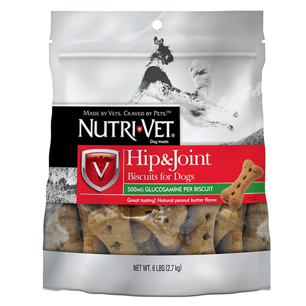 NutriVet Hip Joint Dog Biscuits Peanut Butter; 1ea-LG; 6 lb - Pet Supplies - NutriVet