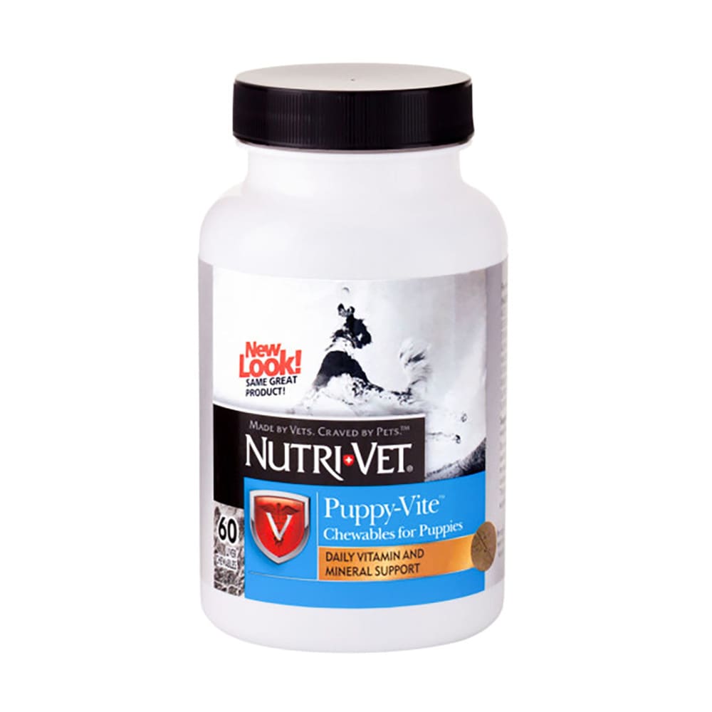 NutriVet PuppyVite Liver Chewables 1ea-60 ct - Pet Supplies - NutriVet