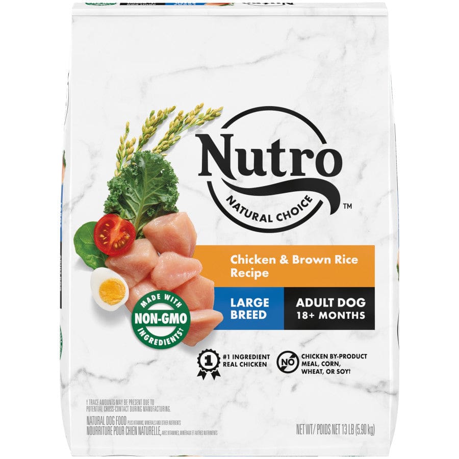 Nutro Products Natural Choice Chicken and Brown Rice Recipe Large Breed Dry Dog Food 13 Lb - Pet Supplies - Nutro
