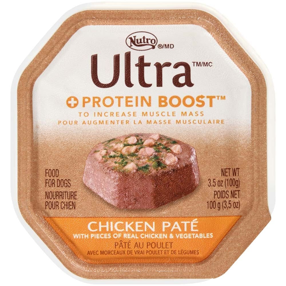 Nutro Products Protein Boost Chicken Pate Dog Food 24Ea/3.5 Oz 24 Pk - Pet Supplies - Nutro