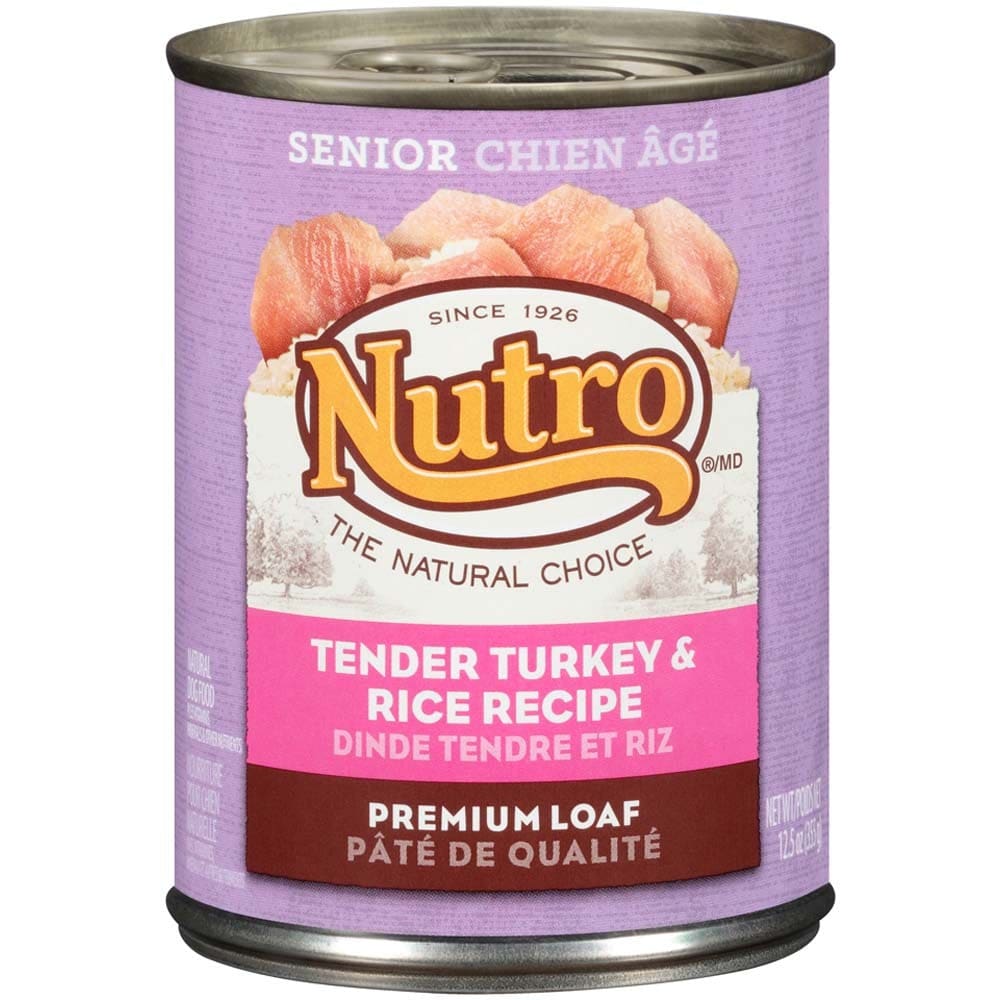 Nutro Products Tender Turkey Sweet Potato and Green Bean Recipe Canned Senior Dog Food 12Ea/12.5 Oz 12 Pk - Pet Supplies - Nutro