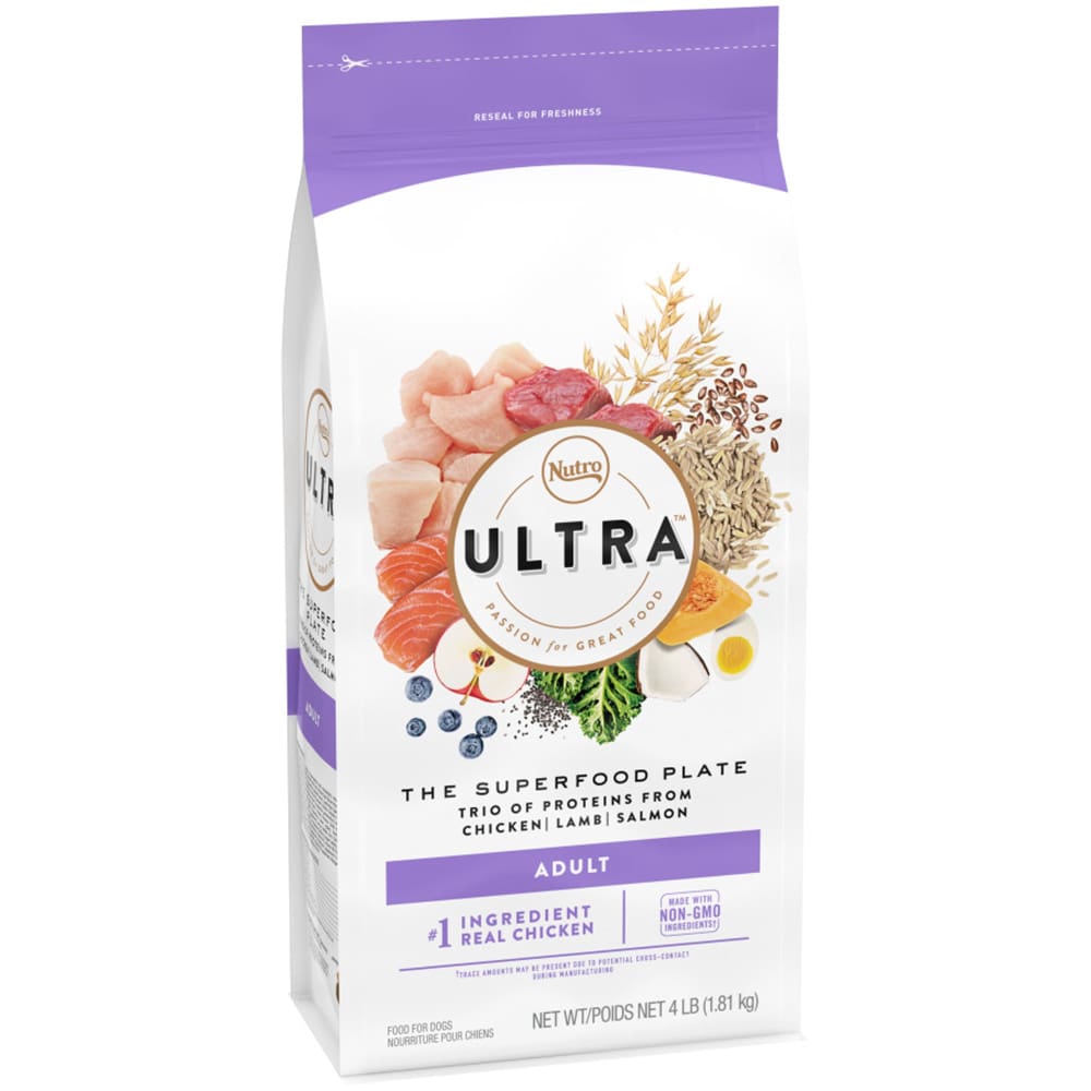 Nutro Products Ultra High Protein Adult Dry Dog Food Chicken Lamb Salmon 4 lb - Pet Supplies - Nutro