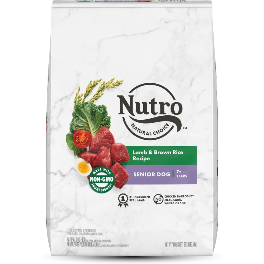 Nutro Products WHOLESOME ESSENTIALS Lamb & Rice Recipe Senior 30 lb - Pet Supplies - Nutro