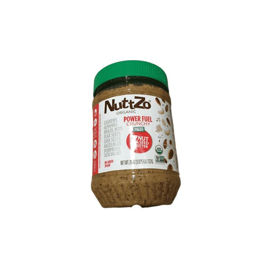 Nuttzo Organic Crunchy 7 Nut And Seed Butter, 26 Ounce - ShelHealth.Com
