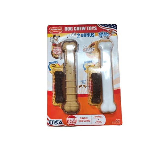 Nylabone Essentials Flavored Dog Chews with Bonus, 2 pk./2 Bonus - ShelHealth.Com