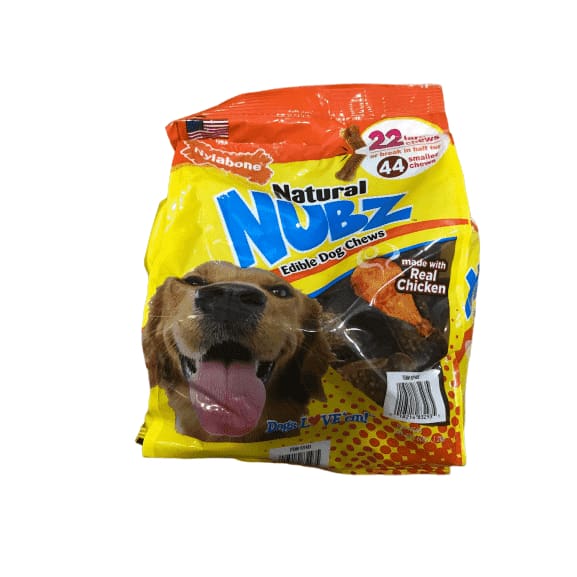 Nylabone Nubz Natural Dog Chew Treats, 22 Count - ShelHealth.Com