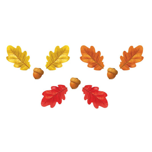 Oak Leaves Acorns Class Variety Pk Accents Decoartions (Pack of 6) - Accents - Trend Enterprises Inc.