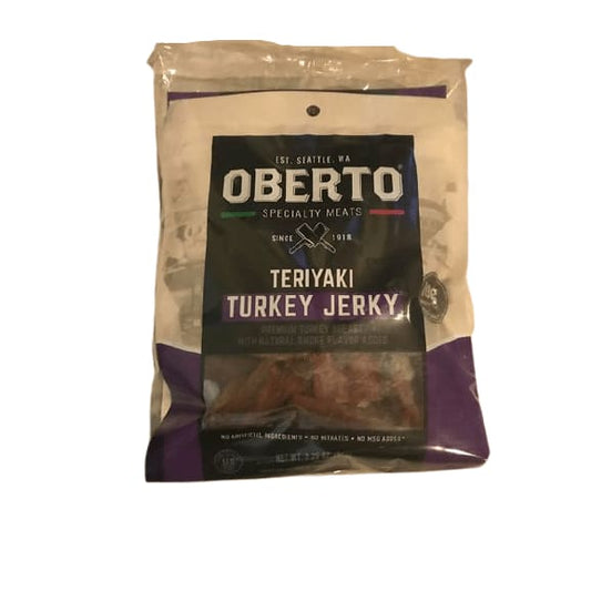 Oberto Oberto All Natural Turkey Jerky, Teriyaki, 3.25 oz, 3-count