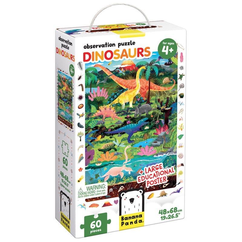 Observation Puzzle Dinosaurs - Puzzles - Banana Panda