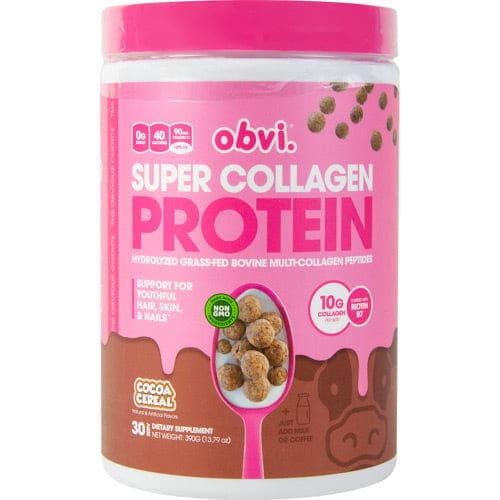 Obvi Super Collagen Protein Cocoa Cereal 30 servings - Obvi