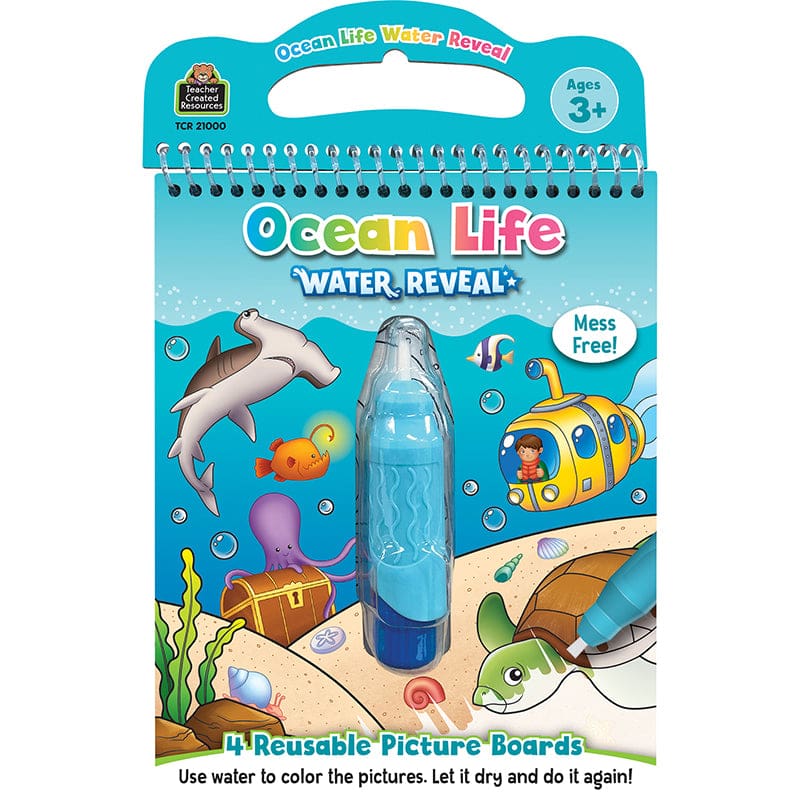 Ocean Life Water Reveal (Pack of 10) - Art & Craft Kits - Teacher Created Resources