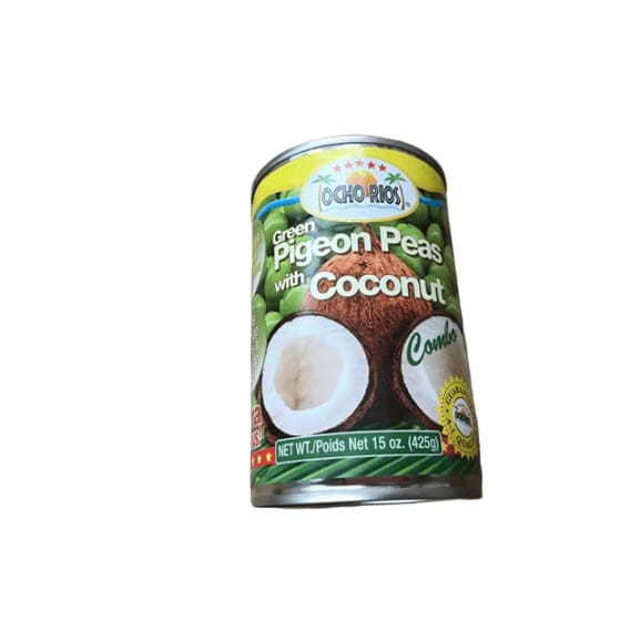 Ocho Rios green pigeon Peas with Coconut, 15 oz - ShelHealth.Com