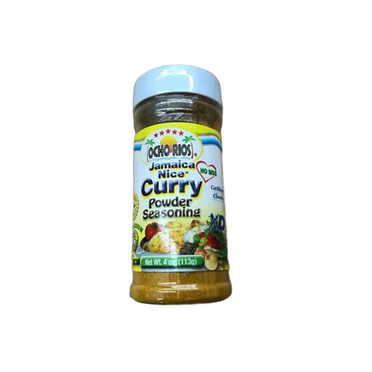 Ocho Rios Jamaica Nice Curry Powder Seasoning, 4 oz - ShelHealth.Com