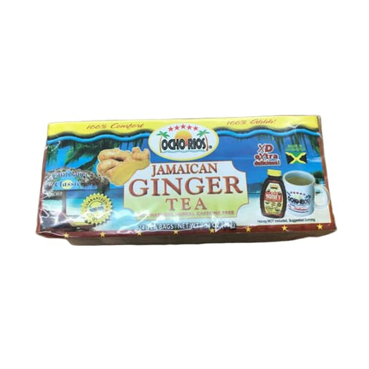 Ocho Rios Jamaican Ginger Tea, 24 Tea Bags - ShelHealth.Com