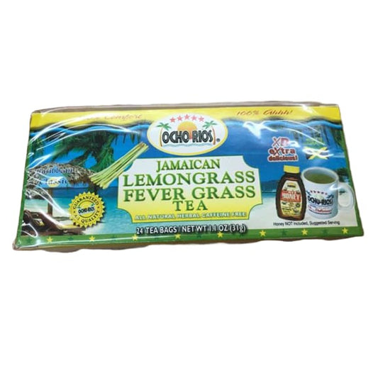 Ocho Rios Jamaican Lemongrass Fever Grass Tea, 24 Tea Bags - ShelHealth.Com