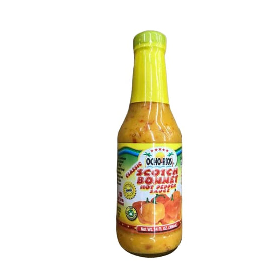 Ocho Rios Scotch Bonnet Hot Pepper Sauce, 14 oz Jar - ShelHealth.Com