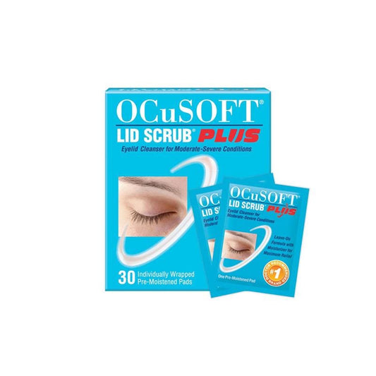 Ocusoft Ocusoft Lid Scrub Plus Pads Box of 30 - Over the Counter >> Ophthalmic - Ocusoft