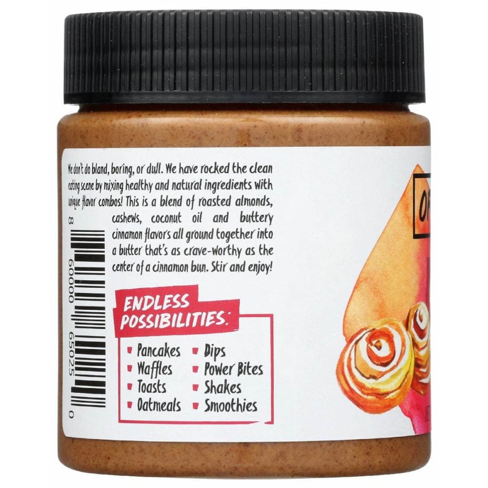 OFF BEAT BUTTERS Grocery > Dairy, Dairy Substitutes and Eggs > Butters > Nut Butter Other & Multi OFF BEAT BUTTERS Cinnamon Bun Nut Butter, 12 oz