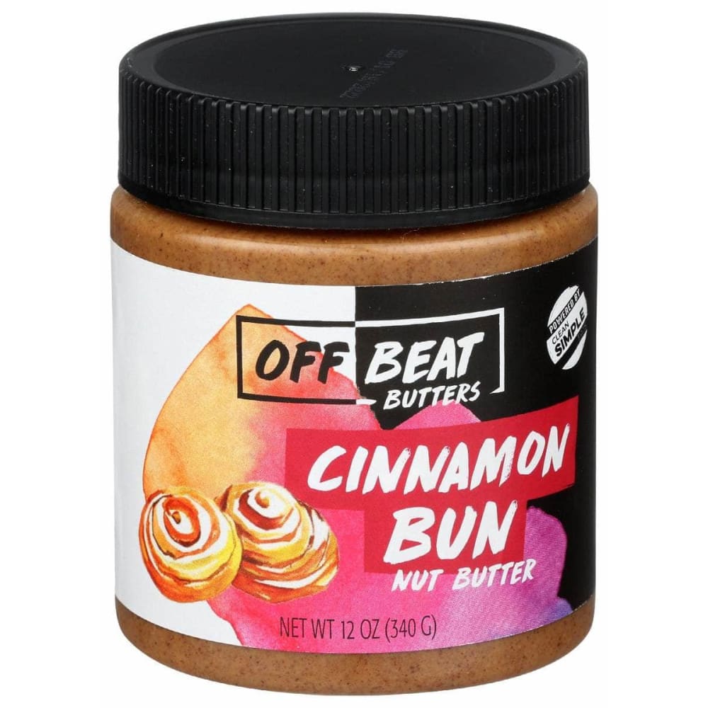 OFF BEAT BUTTERS Grocery > Dairy, Dairy Substitutes and Eggs > Butters > Nut Butter Other & Multi OFF BEAT BUTTERS Cinnamon Bun Nut Butter, 12 oz
