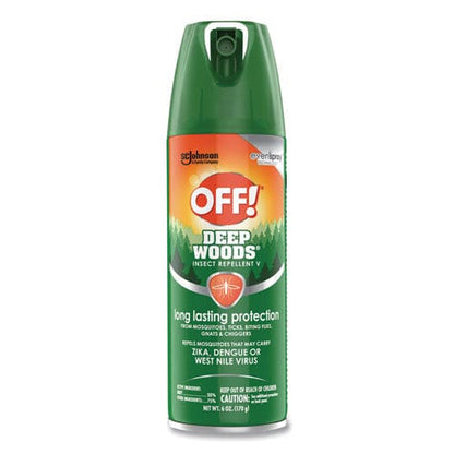 OFF! Deep Woods Insect Repellent 6 Oz Aerosol Spray 12/carton - Janitorial & Sanitation - OFF!®