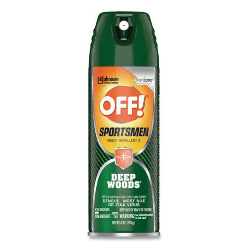 OFF! Deep Woods Sportsmen Insect Repellent 6 Oz Aerosol Spray 12/carton - Janitorial & Sanitation - OFF!®